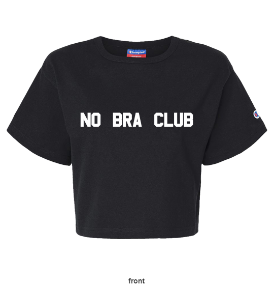 Black Crop Top T-Shirt