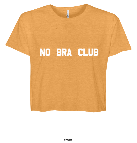 Next Level Gold Crop Top T-Shirt