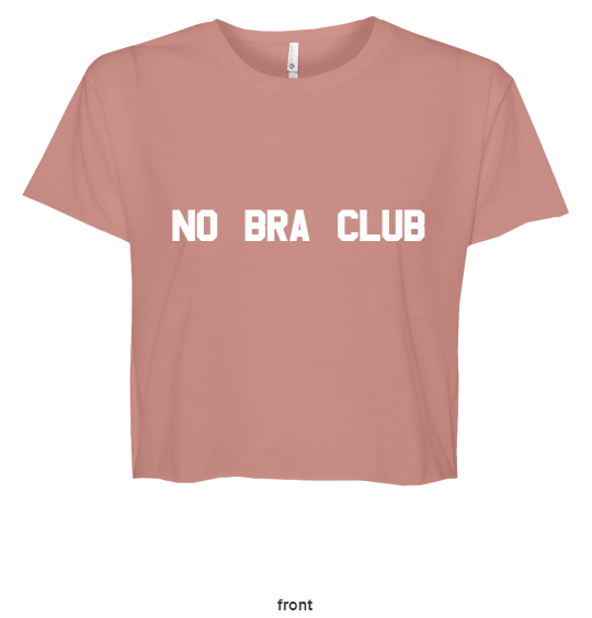 Next Level Pink Crop Top T-Shirt