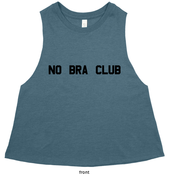 Blue Sleeveless T-Shirt