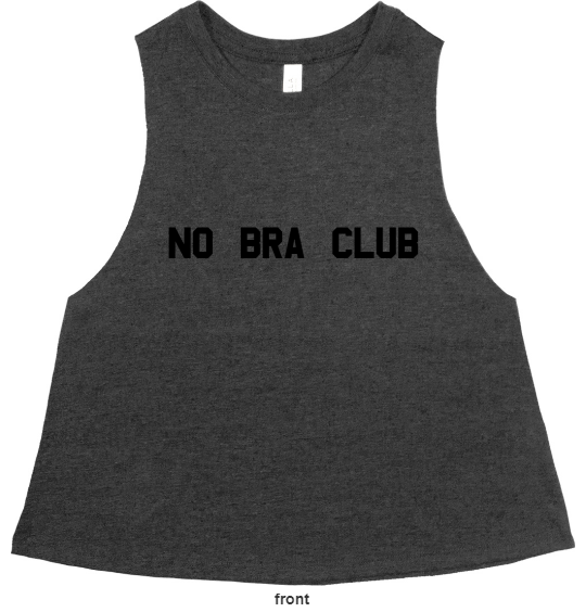 Dark Grey Sleeveless T-Shirt